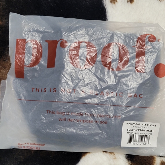 LEAK PROOF LACE CHEEKY BLACK SIZE XS - Picture 8 of 8